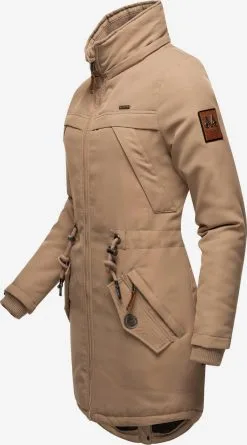 Marikoo Parkas Winterparka Kamii Dames Lichtbruin -Aanbiedingen Marikoo Winkel 02299ac73815b4a3e7ca99d6a9ef3831