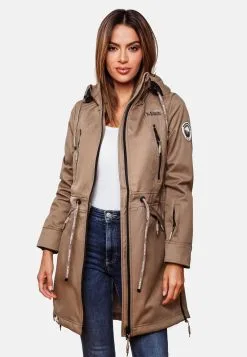 Marikoo Parkas Tussenparka Dames Donkerbeige -Aanbiedingen Marikoo Winkel 0319de1b77ded218a65596d7b8e44fd9