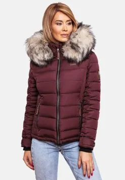 Marikoo Winterjassen Winterjas Lerikaa Dames Bordeaux -Aanbiedingen Marikoo Winkel 03e6da5445a04cea24671fb1a320d485
