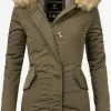 Marikoo Parkas Winterparka Karmaa Dames Kaki -Aanbiedingen Marikoo Winkel 04eb9ea14ba7c5007464c40686586081