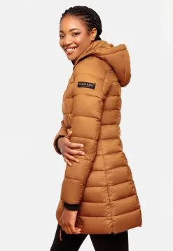 Marikoo Korte Mantels Wintermantel Abendsternchen Dames Lichtbruin -Aanbiedingen Marikoo Winkel 06f16bb75507fb422be8f997a3e0fc7a