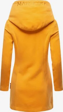 Marikoo Wintermantels Wintermantel Maikoo Dames Safraan -Aanbiedingen Marikoo Winkel 088649a776a2af7bd52c01ce3e02b587