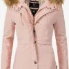 Marikoo Parkas Winterparka Akira Dames Rosa