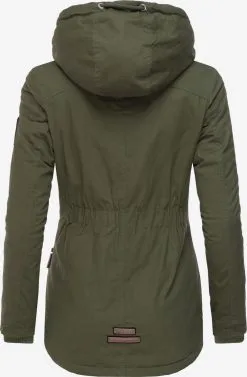 Marikoo Winterjassen Winterjas Bikoo Dames Kaki -Aanbiedingen Marikoo Winkel 0de4cc4bd879f6f127cb09376ad1f77b