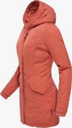 Marikoo Parkas Winterparka Karmaa Dames Zalm Roze -Aanbiedingen Marikoo Winkel 0e0b981a6ca9eabb3bc78c0a0065c921