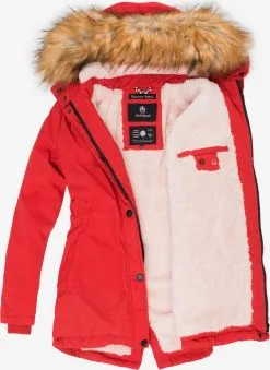 Marikoo Parkas Winterparka Akira Dames Rood -Aanbiedingen Marikoo Winkel 0f8e52d918f12966115174aa8380bdbc