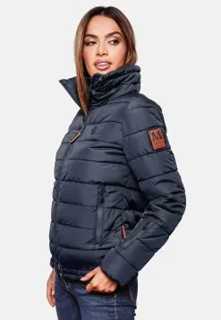 Marikoo Winterjassen Winterjas Poison Dames Donkerblauw -Aanbiedingen Marikoo Winkel 10e6b217bcae50576e15fe7c7d15d730