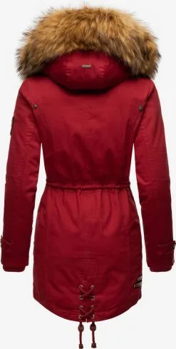 Marikoo Parkas Winterparka La Viva Dames Rood -Aanbiedingen Marikoo Winkel 1268dae38567f94b5ea69e7f3f7224de