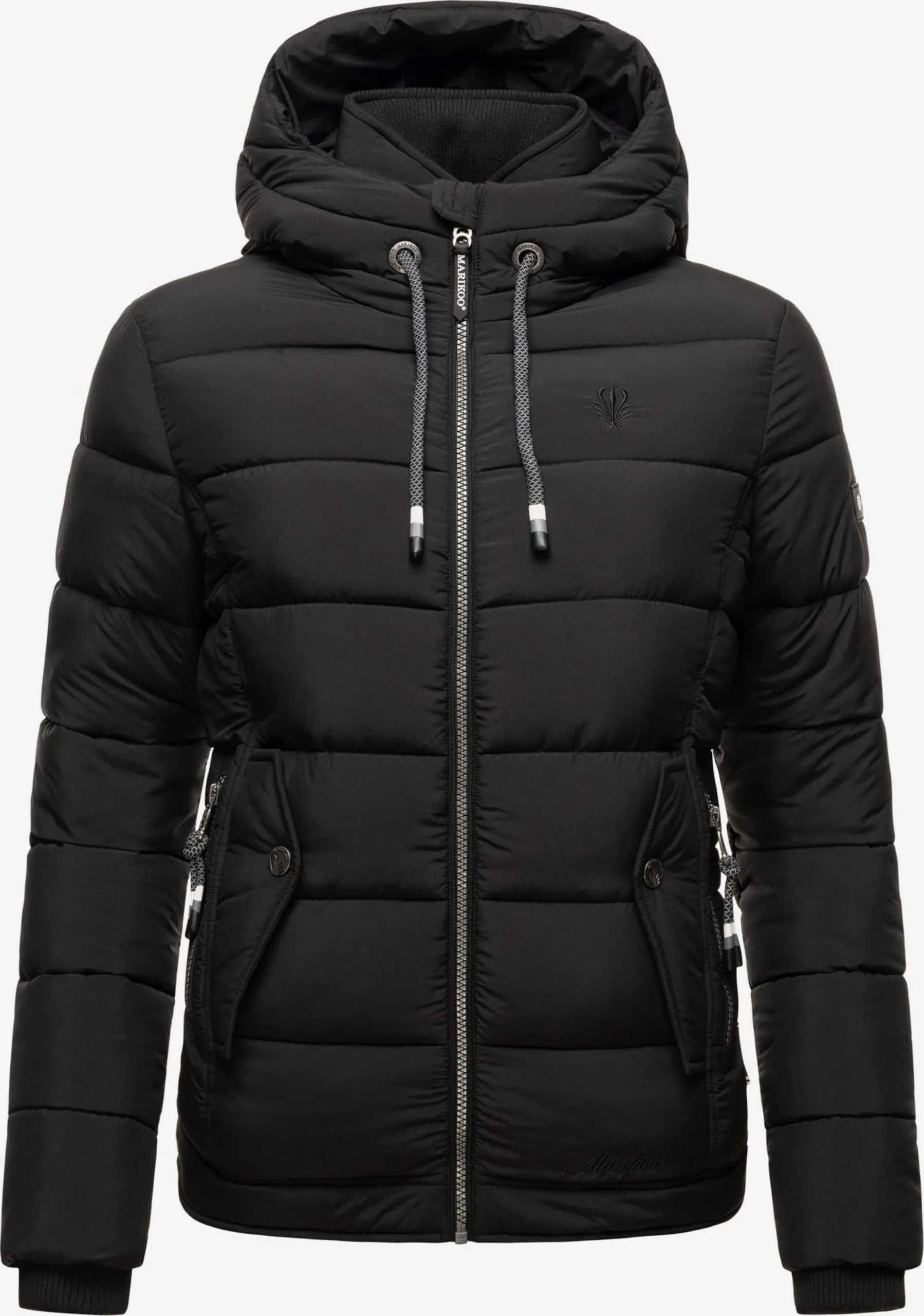 Marikoo Winterjassen Winterjas Taisaa Dames Zwart 6 Marikoo Winterjassen Winterjas Taisaa Dames Zwart - Afbeelding 4