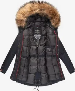 Marikoo Parkas Winterparka Dames Nachtblauw -Aanbiedingen Marikoo Winkel 14dd52b4c55cc540077731e699e0196f