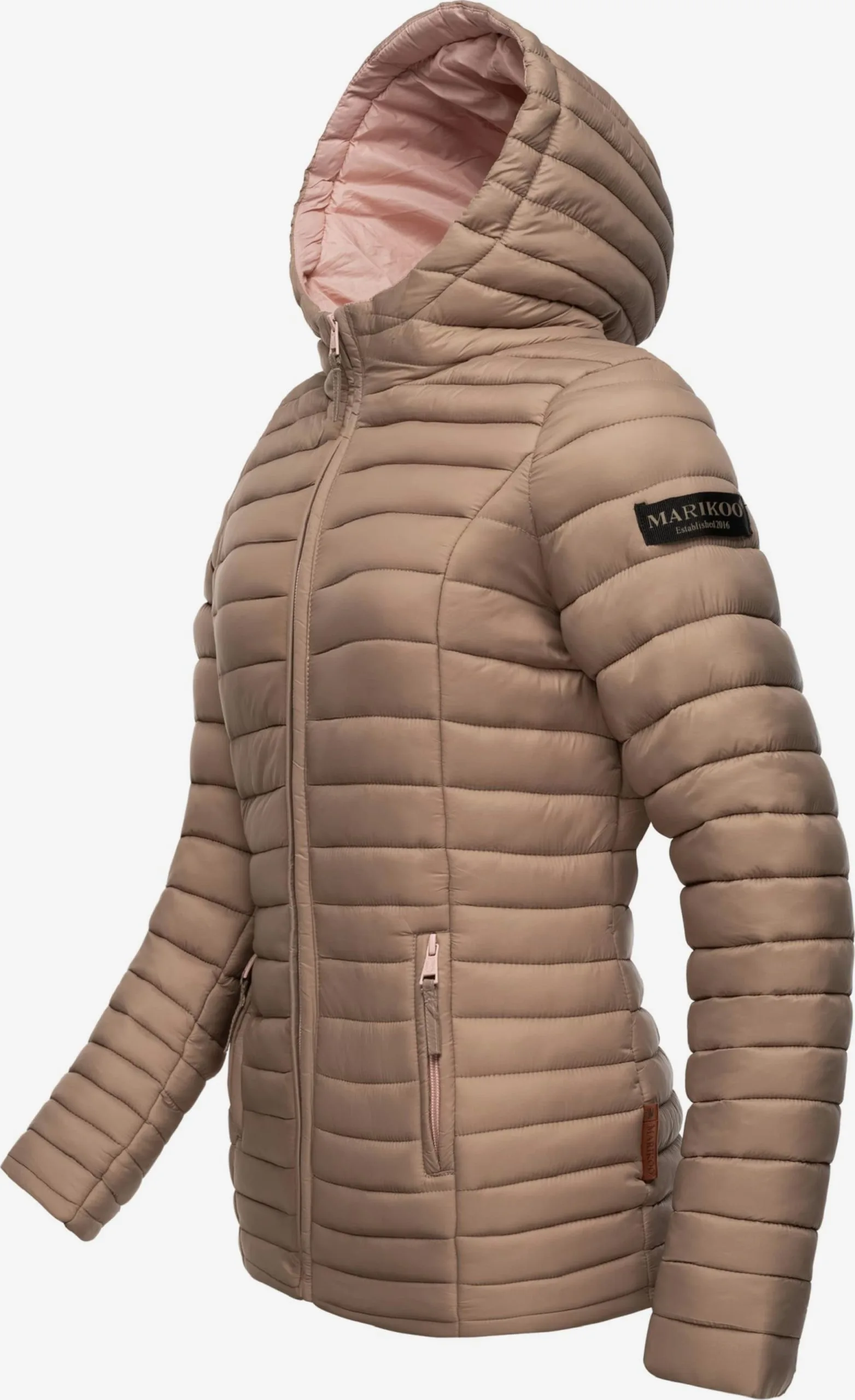 Marikoo Tussenjassen Tussenjas Asraa Dames Bruin 4 Marikoo Tussenjassen Tussenjas Asraa Dames Bruin - Afbeelding 2