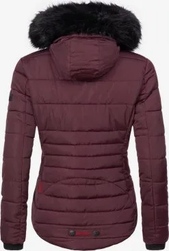 Marikoo Winterjassen Winterjas Lotusblüte Dames Bourgogne -Aanbiedingen Marikoo Winkel 172240e0f0968f736fd441da14352275
