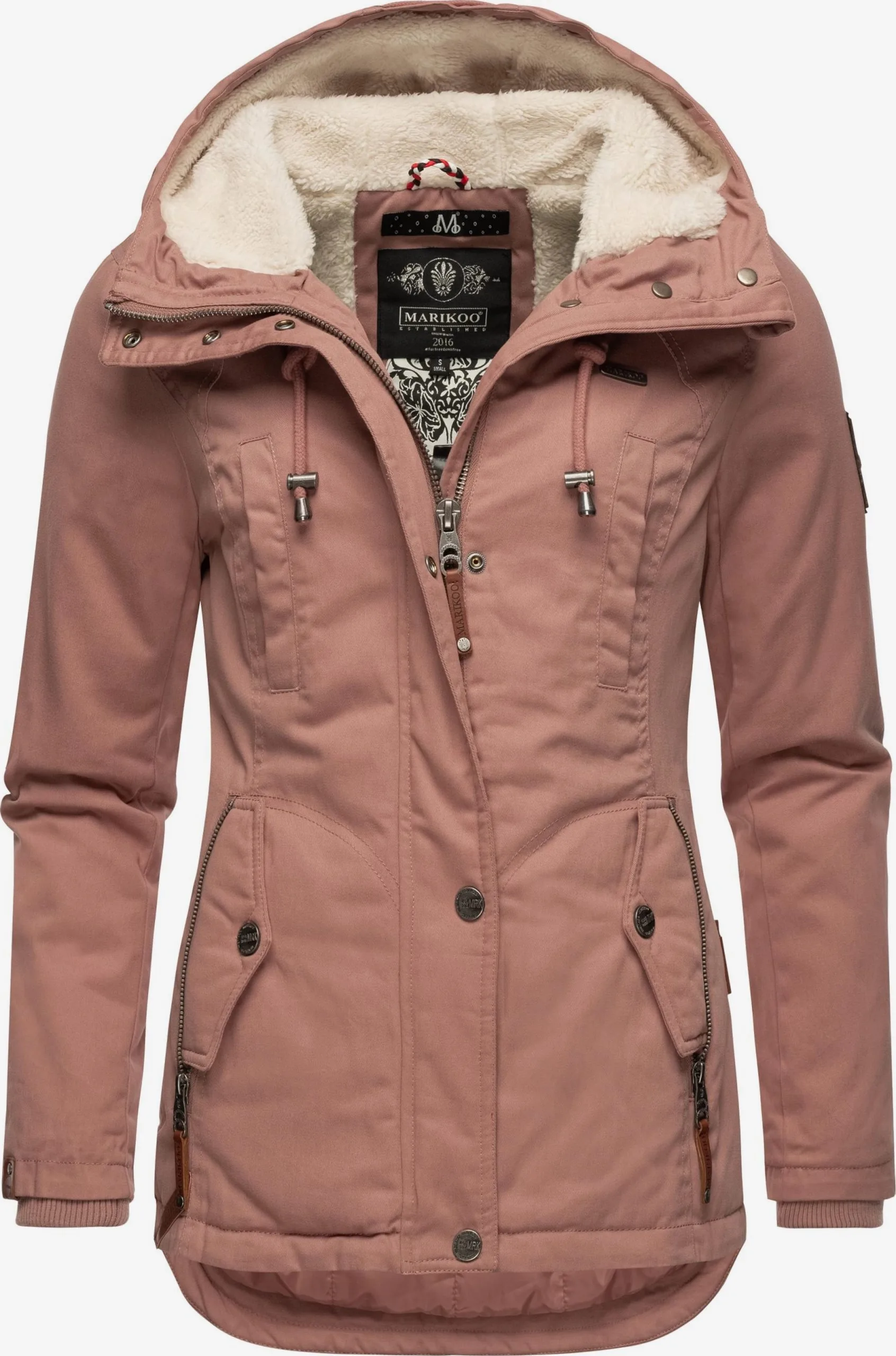 Marikoo Winterjassen Winterjas Bikoo Dames Bruin / Roestbruin 3 Marikoo Winterjassen Winterjas Bikoo Dames Bruin / Roestbruin