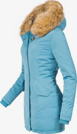 Marikoo Parkas Winterparka Karmaa Dames Lichtblauw -Aanbiedingen Marikoo Winkel 1935502535ab244b6dde25d75db55b6d