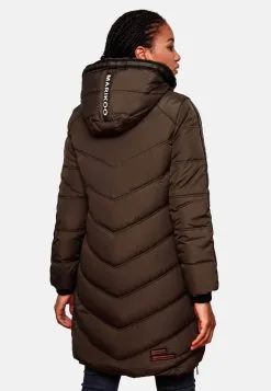 Marikoo Wintermantels Wintermantel Armasa Dames Bruin -Aanbiedingen Marikoo Winkel 19d4ffd67a7ac3916ef99d8d5979d859