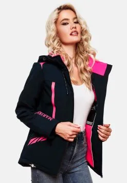 Marikoo Winterjassen Winterjas Dames Navy -Aanbiedingen Marikoo Winkel 1b9b8beb108a9f43e762c6015445db0d