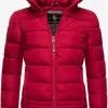 Marikoo Winterjassen Winterjas Sole Dames Framboos -Aanbiedingen Marikoo Winkel 1f80dd4fdb54ac0852a9e37f85573c54