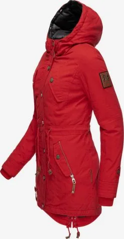 Marikoo Parkas Winterparka La Viva Dames Lichtrood -Aanbiedingen Marikoo Winkel 203339c4191fa1248fb1f0b5a4b0cb94