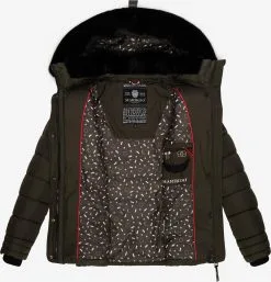 Marikoo Winterjassen Winterjas Qesraa Dames Antraciet -Aanbiedingen Marikoo Winkel 204f91aba11b9cf59bff7abff45b71e8