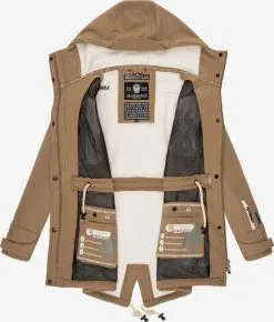 Marikoo Regenmantels Functionele Mantel Zimtzicke Dames Lichtbruin -Aanbiedingen Marikoo Winkel 21ffa88f72f0054404ce7c595fedf71b