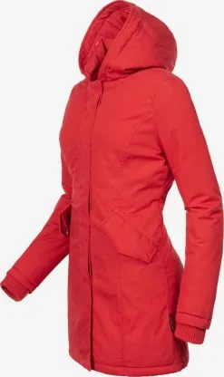 Marikoo Parkas Winterparka Karmaa Dames Rood -Aanbiedingen Marikoo Winkel 25afd4b85b339eaffe7cc4d323391f09