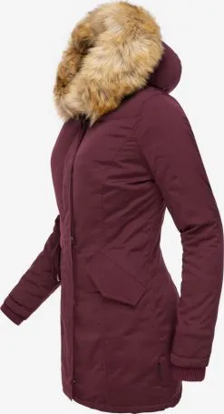 Marikoo Parkas Winterparka Karmaa Dames Wijnrood -Aanbiedingen Marikoo Winkel 2703a6ae31236f50e92b6ad1fc3aff68
