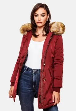 Marikoo Parkas Winterparka Karmaa Dames Rood / Bloedrood -Aanbiedingen Marikoo Winkel 2919ec6cca1f5ba2576018533c2f6052