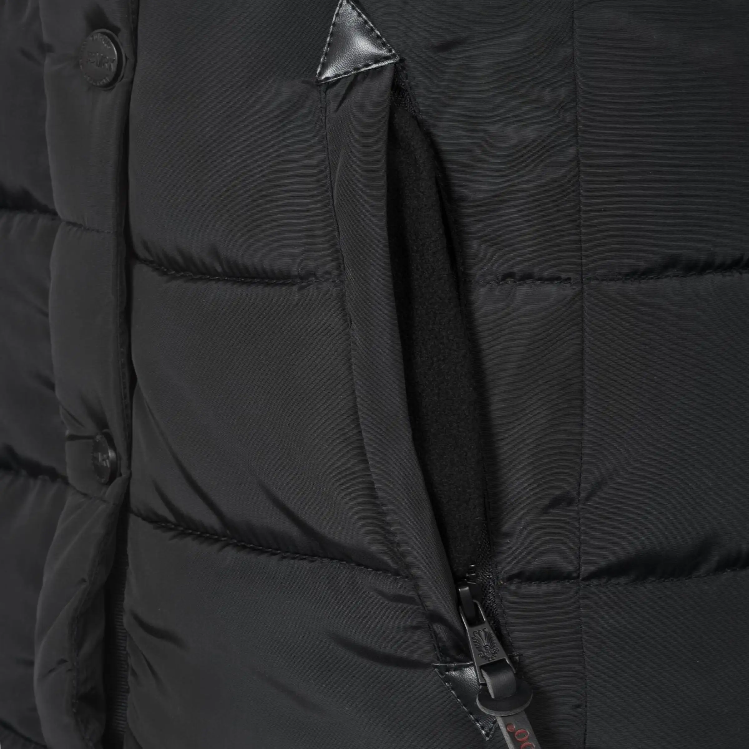 Marikoo Winterjassen Winterjas Lotusblüte Dames Zwart 6 Marikoo Winterjassen Winterjas Lotusblüte Dames Zwart - Afbeelding 4