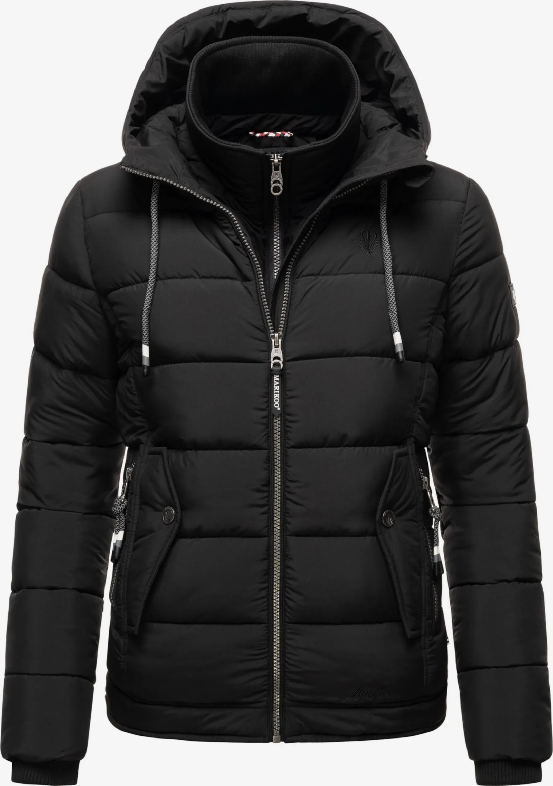 Marikoo Winterjassen Winterjas Taisaa Dames Zwart 3 Marikoo Winterjassen Winterjas Taisaa Dames Zwart