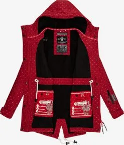 Marikoo Regenmantels Functionele Mantel Zimtzicke Dames Robijnrood -Aanbiedingen Marikoo Winkel 2d5c77978b48a207b2061ef65f34ecf2