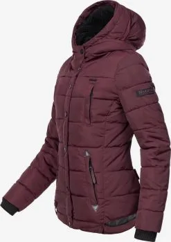 Marikoo Winterjassen Winterjas Lotusblüte Dames Bourgogne -Aanbiedingen Marikoo Winkel 2fffd83cadb5edf32d1b1229cdbd77fb