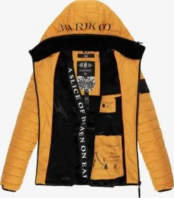Marikoo Winterjassen Winterjas Jaylaa Dames Goudgeel -Aanbiedingen Marikoo Winkel 32038db990fb207fd3a5cf8a206fb307