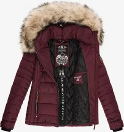 Marikoo Winterjassen Winterjas Lerikaa Dames Bordeaux -Aanbiedingen Marikoo Winkel 33e511cc944d97ad3eb888a8b7c2f2b4