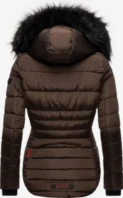 Marikoo Winterjassen Winterjas Lotusblüte Dames Bruin -Aanbiedingen Marikoo Winkel 346e8aacc87ec33eb026300adc0d3c27