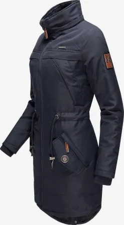 Marikoo Parkas Winterparka Kamii Dames Donkerblauw -Aanbiedingen Marikoo Winkel 37ce4b35dffa41f7b7be095902f5cbc3