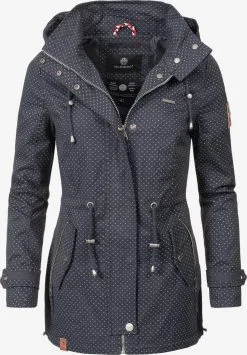 Marikoo Parkas Tussenparka Nyokoo Dames Nachtblauw