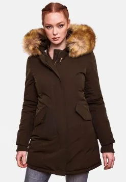 Marikoo Parkas Winterparka Karmaa Dames Bruin -Aanbiedingen Marikoo Winkel 3a7be6a1f02a4147155463b44ad1450b