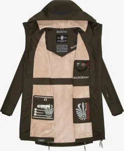 Marikoo Parkas Tussenparka Dames Olijfgroen -Aanbiedingen Marikoo Winkel 3d966f470f211fcbb1efc470dcfde18d