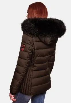 Marikoo Winterjassen Winterjas Unique Dames Bruin -Aanbiedingen Marikoo Winkel 3f0e47db6bf783a688dd51d84beceaf1