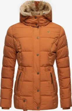 Marikoo Winterjassen Winterjas Nekoo Dames Cognac / Lichtbruin -Aanbiedingen Marikoo Winkel 3fed31060235dfb2cff128203bb13eed