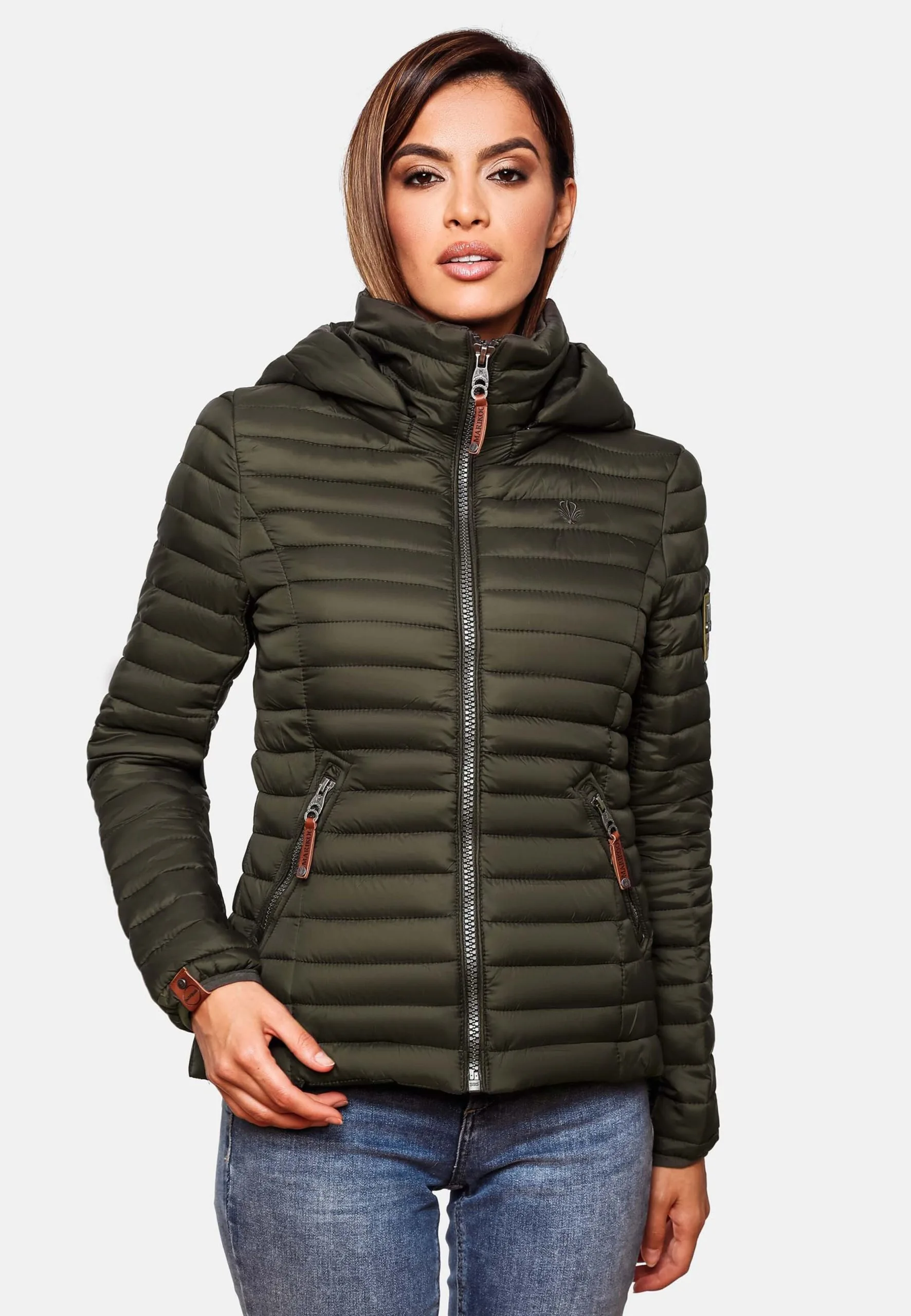 Marikoo Tussenjassen Tussenjas Löwenbaby Dames Olijfgroen 6 Marikoo Tussenjassen Tussenjas Löwenbaby Dames Olijfgroen - Afbeelding 5