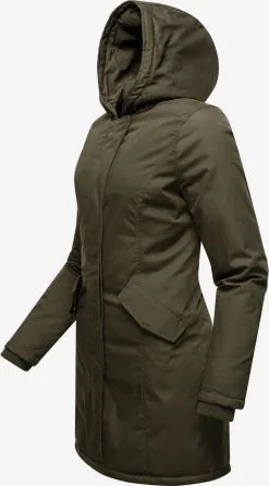 Marikoo Parkas Winterparka Karmaa Dames Olijfgroen -Aanbiedingen Marikoo Winkel 44f9607607a2ef3984bb08e2ae98c8e4