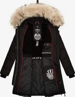 Marikoo Wintermantels Wintermantel Chaskaa Dames Zwart -Aanbiedingen Marikoo Winkel 48268750ef82e3e885b2e2294e9d31c1