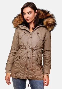 Marikoo Parkas Winterparka La Viva Dames Lichtbeige -Aanbiedingen Marikoo Winkel 492af5e44122bcdf632066ee927893fd