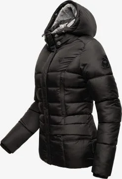 Marikoo Winterjassen Winterjas Loveleen Dames Zwart -Aanbiedingen Marikoo Winkel 4aa510404925ababed05b0b9fb7668d5