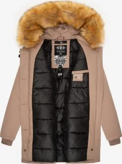 Marikoo Parkas Winterparka Karmaa Dames Beige -Aanbiedingen Marikoo Winkel 4b5fee299d3cd0184b18a71bf3654583