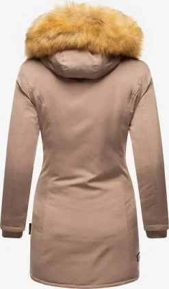 Marikoo Parkas Winterparka Karmaa Dames Beige -Aanbiedingen Marikoo Winkel 4b8126aee26af1551a60028eec933fa3