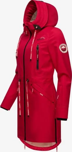 Marikoo Parkas Tussenparka Dames Cranberry -Aanbiedingen Marikoo Winkel 51fa72415be6a9b5e7e550bbecaa94e6