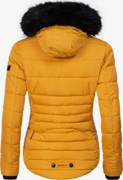 Marikoo Winterjassen Winterjas Lotusblüte Dames Goudgeel -Aanbiedingen Marikoo Winkel 553be8624fc5e0d7a2eba86a7ab7666a