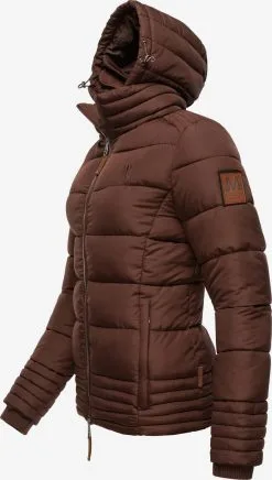 Marikoo Winterjassen Winterjas Sole Dames Chocoladebruin -Aanbiedingen Marikoo Winkel 55d9623f7148f7f46f9c6862f5bc1f1d